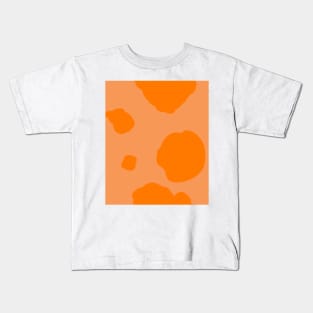 Cow Spots in Orange Kids T-Shirt